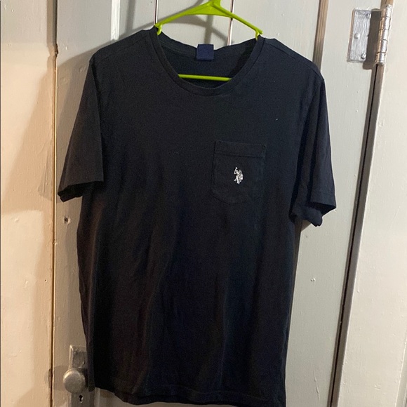 U.S. Polo Assn. Black Short Sleeve Crew Neck Tee - Picture 1 of 4